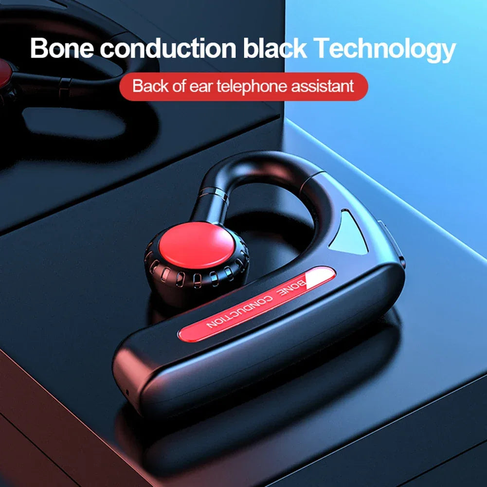 Bone Conduction Headphone M-618 Ear Hook Bluetooth Earphones Handsfree Wireless Sport Headset IPX5 Waterproof With Microphone