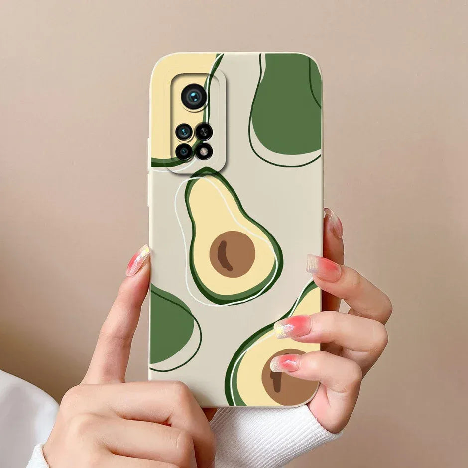 For Xiaomi Mi 10T 5G Phone Case Matte Liquid Silicone Shell For Xiaomi Mi 10T Pro 5G Cute Cat Cartoons Ultrathin Fashion Fundas