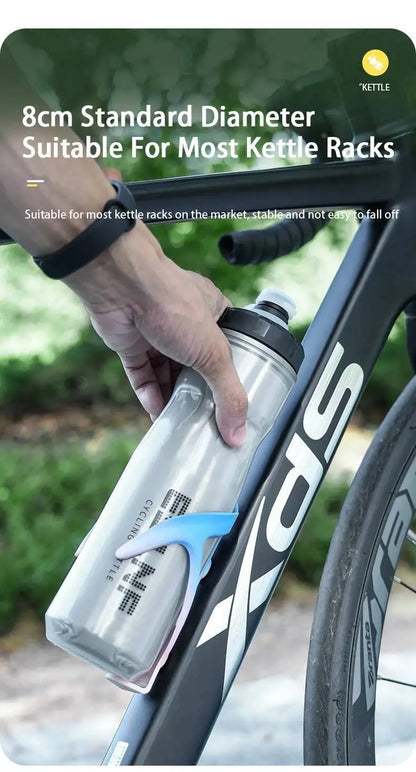ESLNF Road Dual Bike Thermal Layer Leak-Proof 720Ml Keeping Bicycle Water Kettle Outdoor Cycling Sports Bottle