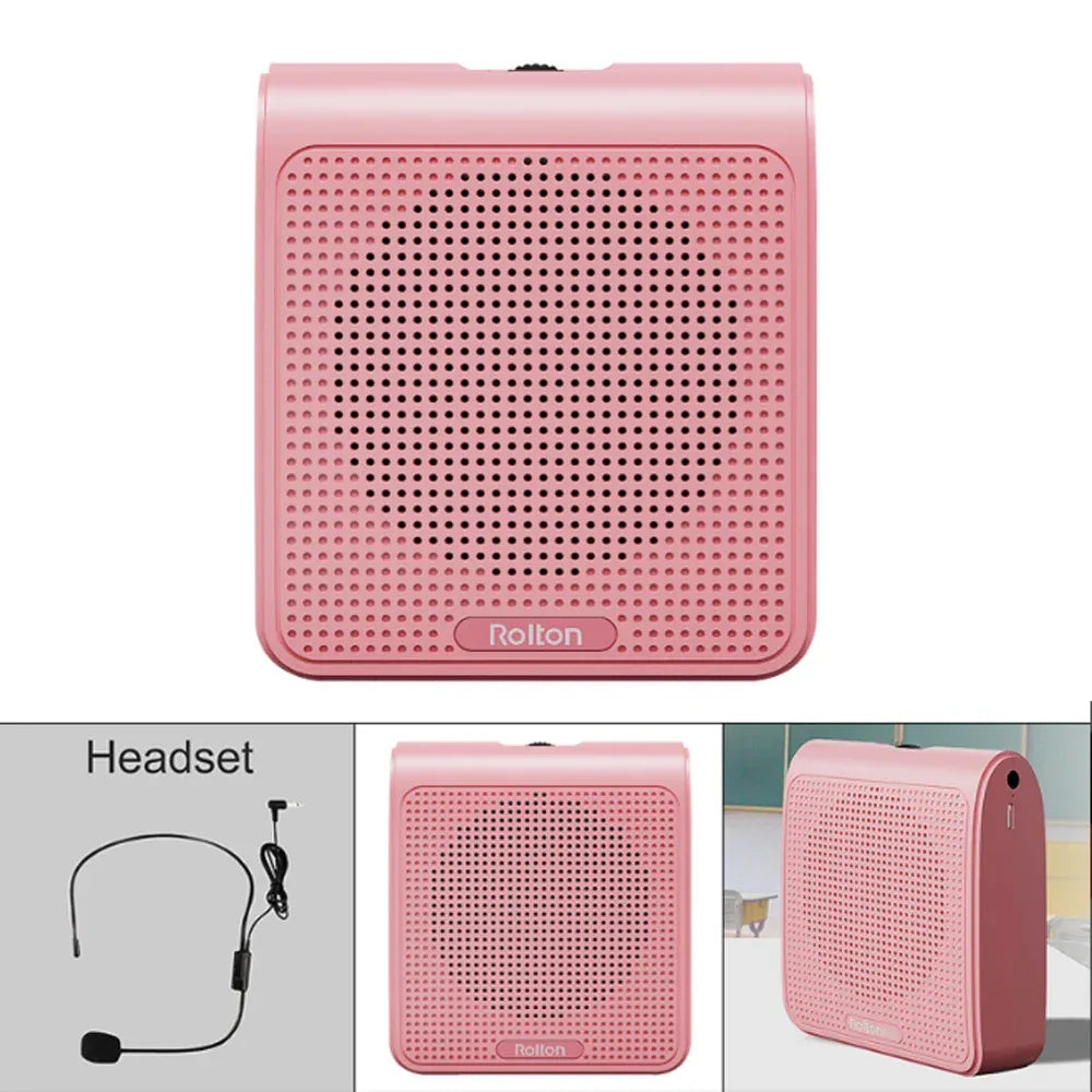 Megaphone Radios Original Sound Voice Amplifier Waist Band Clip Loudspeaker Support USB FM Radio TF MP3 Player For Teachers