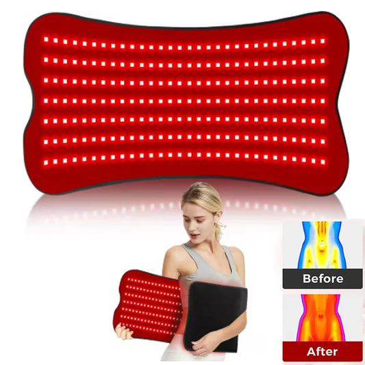 210pcs LED Bead Red Light Belt Red Infrared Light Therapy Pad LED Beauty Devices for Face and Body Back Knee Hands Feet Relief by PDG ibma