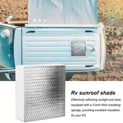 RV Skylight Cover Skylight Shade Insulator Cover Reflective Sunroof Cover Shade Sunshade For RV Vent UV Protection RV Blinds