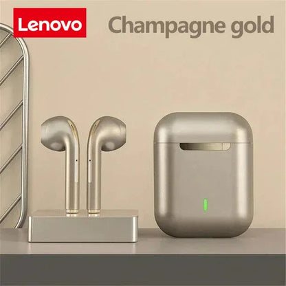 Lenovo Wireless Earphones, HiFi in-Ear Stereo with Microphone, Waterproof, Bluetooth, Touch Control, Noise Cancellation