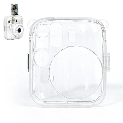 Crystal Clear Case for Fujifilm Instax Mini 13 Camera Transparent Hard PC Protective Cover Shell B1K4