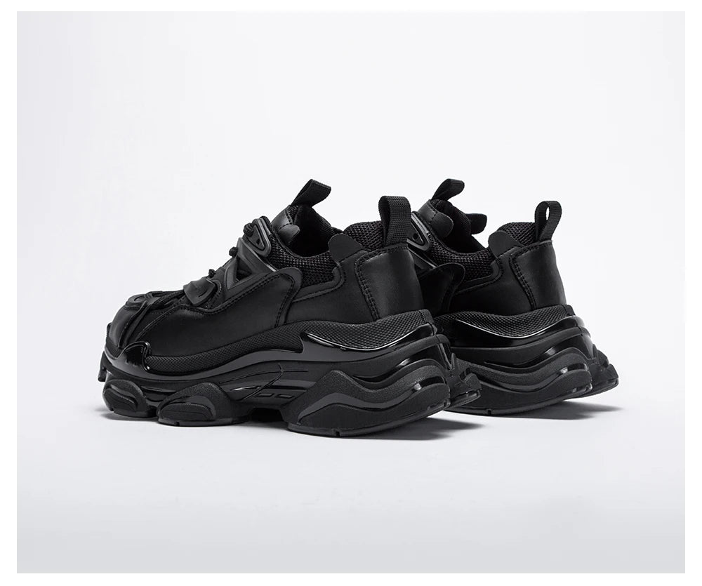 CH 2023 Women's Shoes Summer New Thick Sole Casual Sports Shoes Women's Lightweight Versatile Lace up Dad's Shoes