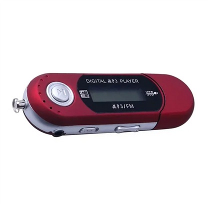 ABVO-Portable USB MP3 Player Music Player Digital LCD Screen Bluetooth FM Radio Multifunction MP3 Music Player