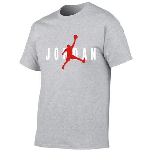 2026 Men's New High Quality Short Sleeve T-shirt Cotton Sweat Absorption Printed Sports T-shirt Men Casual Fashion Short Sleeve