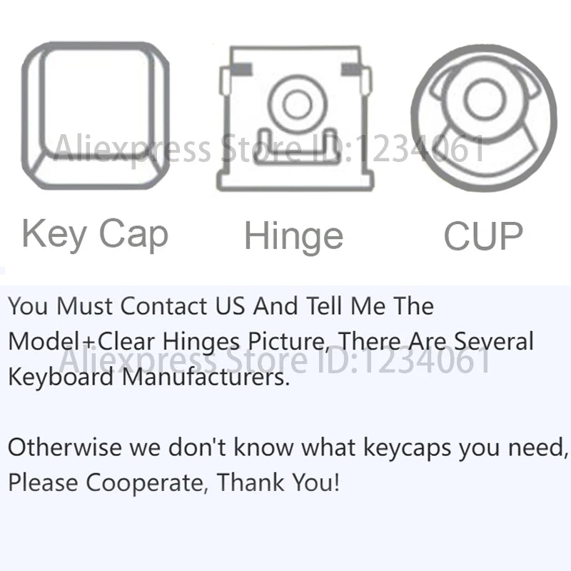 Original Replacement Keycap Key Cap Scissor Clip Hinge Air cushion Rubber pad Button For Notebook Laptop Keyboard Accessories