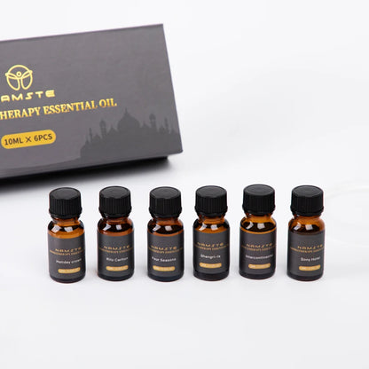 NAMSTE Car Air Freshener Luxury 6-Pack Premium Hotel Collection Fragrance Oils For Car Aromatherapy Machine Humidifier 10ML