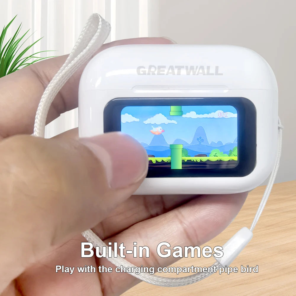 Nouveaux écouteurs sans fil Bluetooth Air Pro : réduction de bruit active (ANC), son HiFi, faible latence, musique HD, commandes tactiles.