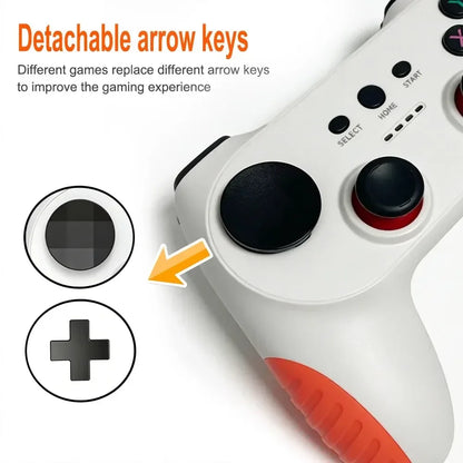 2026 New X10 PRO GameStick 128G 4K Video Game Console 3D Games Built-In 50K Games 40+ Emulators Retro Games Dual 2.4G Controller