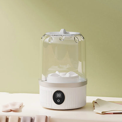Cordless Small Washing Machine with Laundry Cup Automatic Laundry Cup Mini Special Washer for Travel Home and Dormitory