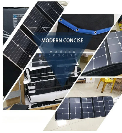 40W Solar Panel 12V/18V Solar Cell 10A-100A Controller Solar Plate Kit For Phone RV Car Caravan Home Camping Outdoor Battery