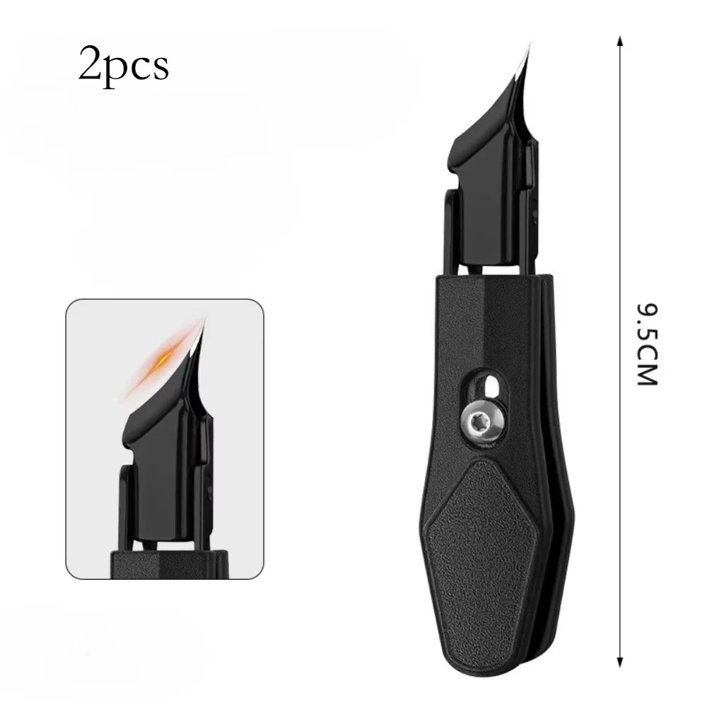 25° Slant Edge Nail Clipper Wide Opening Stainless Steel Professional Ingrown Toenail Tools Eagle Beak Oblique Toe Nail Trimmers