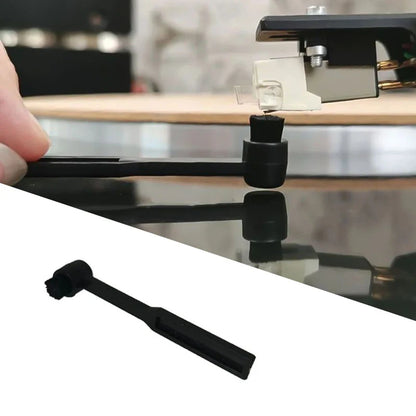 Anti-Static Turntable Cartridge Stylus Brush Phono Needle Cleaner For Vinyl Record Player Turntable Phonograph Needle Brush