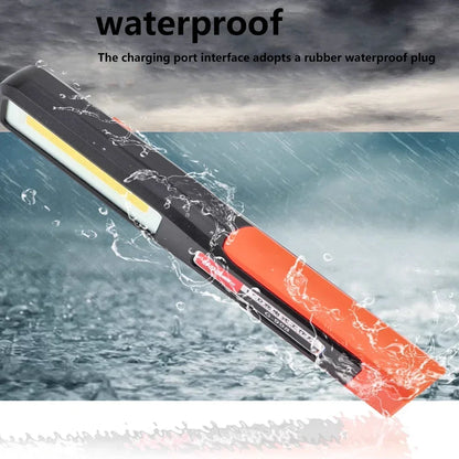 LED work light with magnet lighting maintenance flashlight Car Garage Lamp Mechanic charging COB car maintenance light with hook