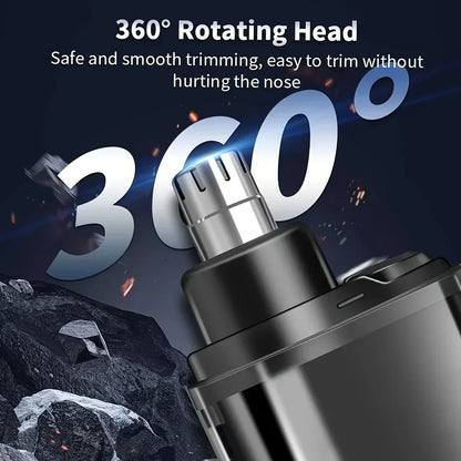 Portable Nose Hair Trimmer Mini Trimmer for Nose Mini Nose and Ear Hair Trimmer Nose Trimmer Rechargeable Trimmer 2-in-1Unisex