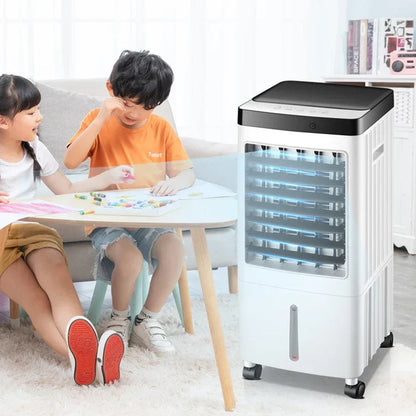 Air Conditioning Fan Large Wind Powerful Cooling Mobile Chiller can be remotely timed central Air Conditioning 220V 10L