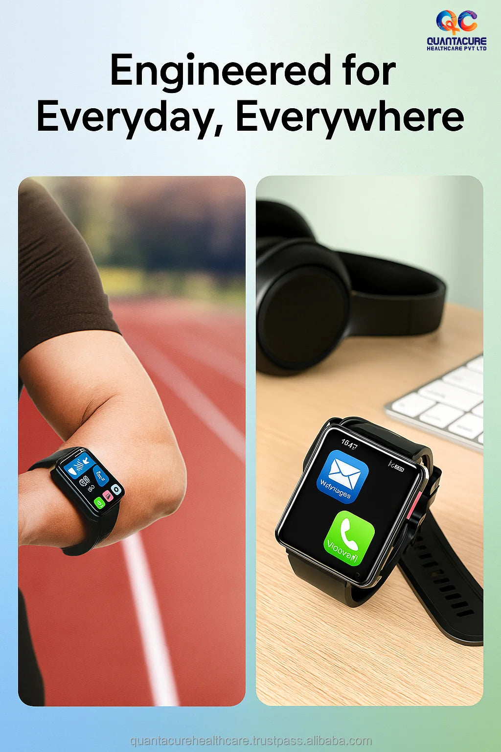 2025 QC AX11 S998 Android 11 Male Smartwatch 4G SIM 2.64\" Display Dual Camera Removable Shell 3+32GB Type-C Activity Tracker