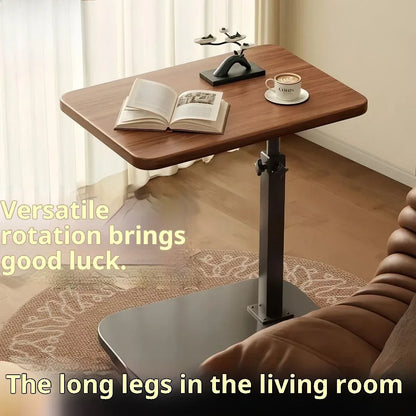 Adjustable Sofa Side Table Living Room Household Tea Table Small Coffee Table Bedroom Bedside Table Headboard Storage Rack
