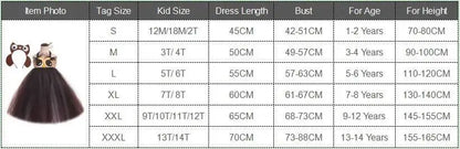 Cute Owl Tutu Dress for Baby Girls Birthday Halloween Costumes Kids Christmas Fancy Outfit Cartoon Animal Child New Year Clothes