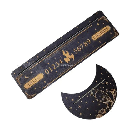 Wooden Stand for Tarot Moon Shape Rectangle Card Set Altar Stand Wood Display Witch Divination Tools Game Accessories Wholesale