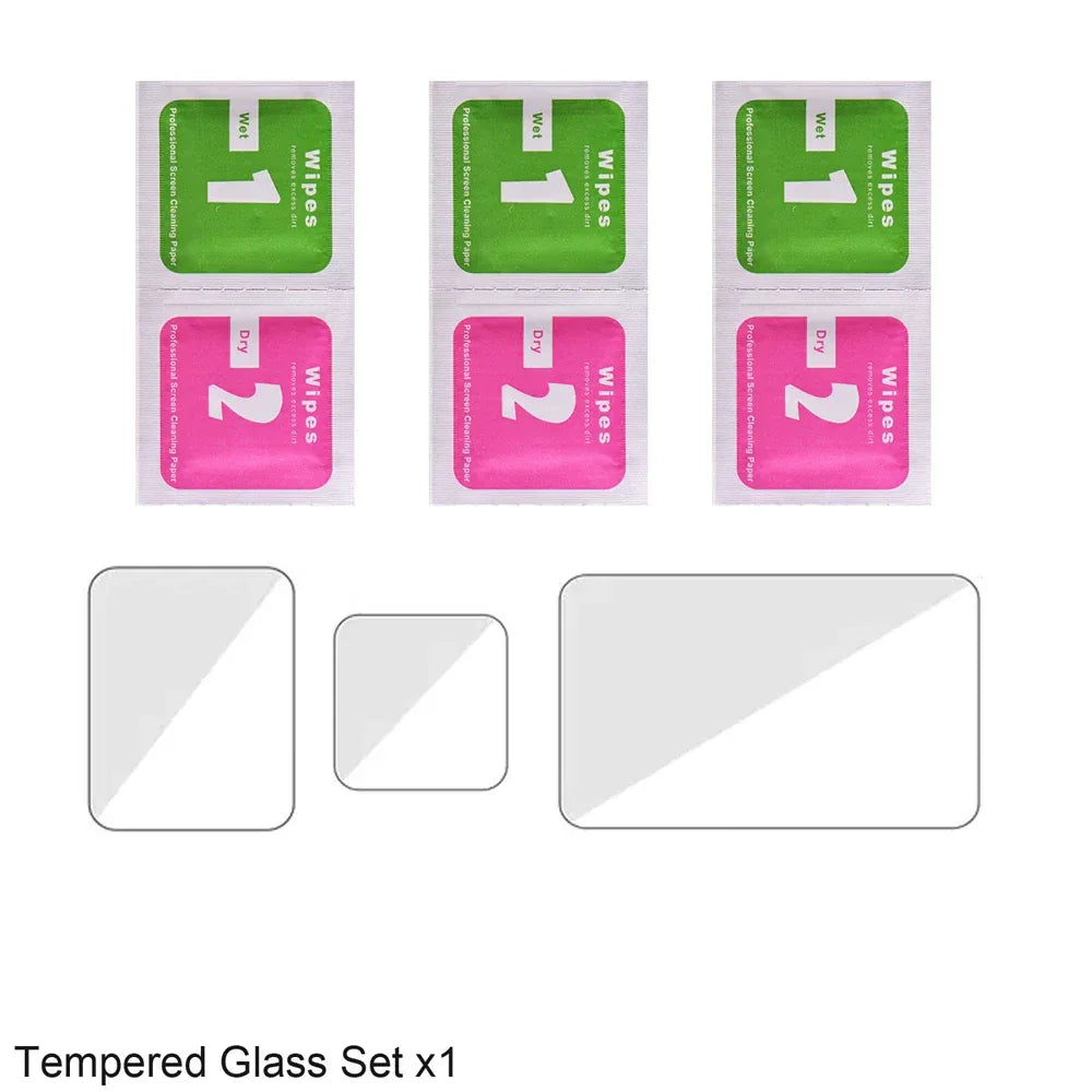 Silicone Case for GoPro Hero 13 Black Tempered Glass Screen Protector Protective Film Flip Battery Side Cover Lens Cap