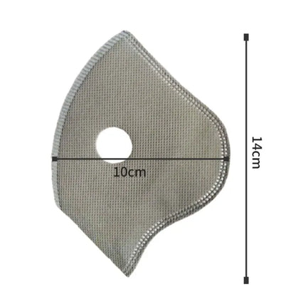 Cycling Dustproof PM2.5 Active Carbon Filter Replacement Protection Anti Dust 5layers Cycling Face Masks Breathing Filter Gasket