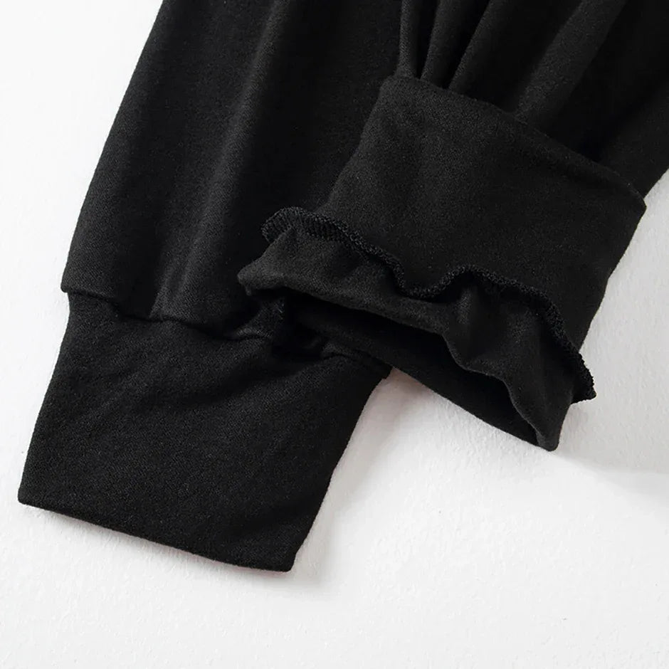 2-piece Autumn And Winter Men's Solid Color Simple and Versatile Round Neck Warm Underwear Set Comfortable Youth Home Clothes
