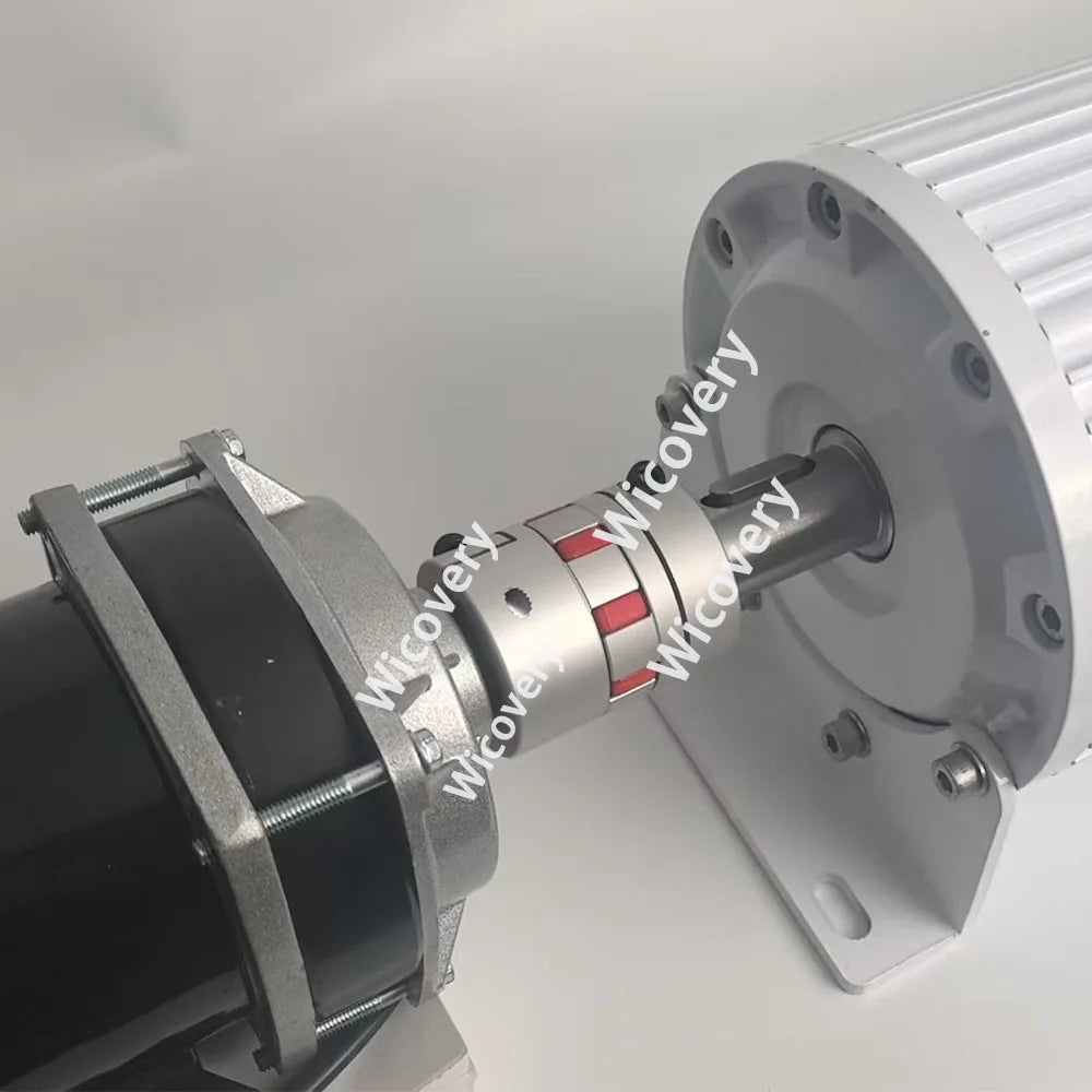 Low Noise 380V 5000W 10KW 20KW 30KW Permanent Magnet Generator With 48V 60V 24V DC Motor Complete Set Power Generator System