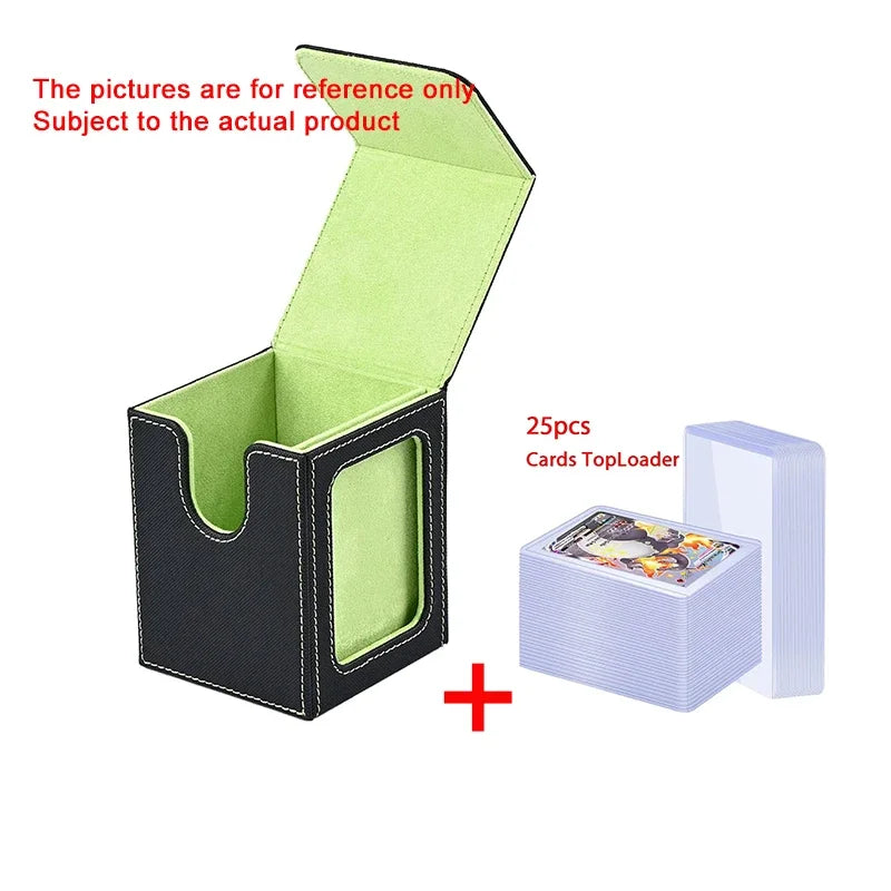 Card Sleeves Holder Game Cards  PVC Hard Plastic Toy Top  For Protectors Trading Storage Gift 3 x 4inches