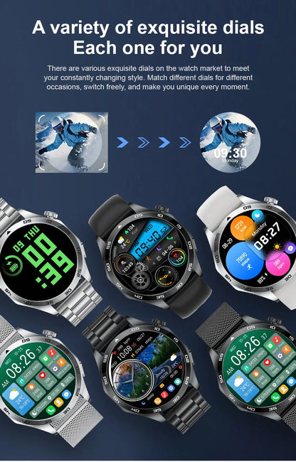 2025 Smart Watch Men Watch 4 Pro+ 1.50 Inch HD Screen Bluetooth Call ECG Heart Rate Health Monitoring Smartwatch For Android IOS