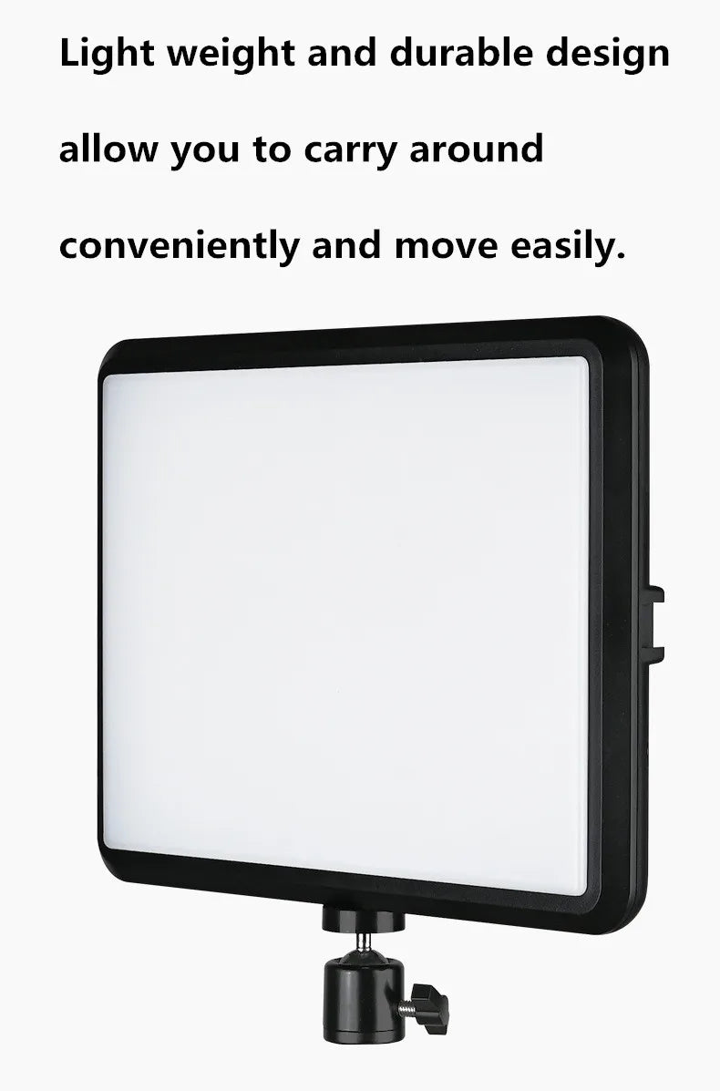 Video Led Light Photography Selfie Dimmable Video Fill Light for Photo Studio Live Stream Fill Lamp for Tiktok Youtube