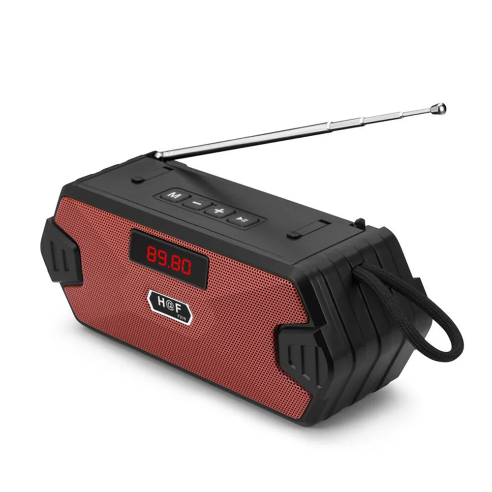 Portable Wireless Speaker Bluetooth-compatible Outdoor USB Speakers With FM Radio For Receiver AUX TF MP3 LoudspeakerPhone PC