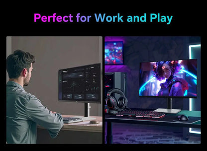 KTC H27T6 Flat Fast IPS QHD 2560*1440 @ 200Hz Overdrive to 210Hz, 1Ms GTG Response Time, 450 cd/nationwide, 27 "2K Gaming Monitor Dual Speakers flexible Stand VESA Mount, Advanced Adaptive Sync & HDR400 Supported