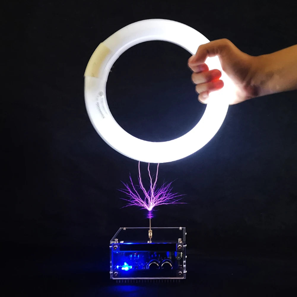 Bluetooth-compatible Music Tesla Coil Arc Plasma Loudspeaker Wireless Transmission Touchable Artificial Education Experiment Toy