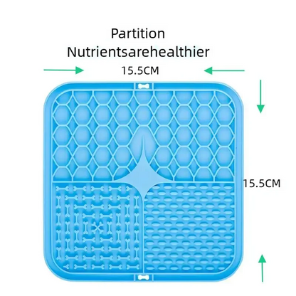 Pet Lick Silicone Mat Dogs Pet Slow Food Plate for Dog Bathing Distraction Silicone Dog Sucker Food Training Dog Feeder Supplies