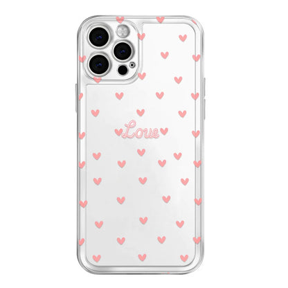 Luminous Love Case For iPhone 16 16E 15 11 12 13 14 Pro Max  For iPhone XR XS Max 8 Plus Back Cover