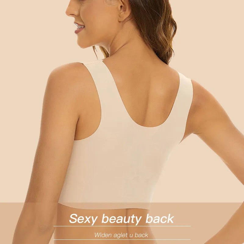 Bras For Women Underwear Plus Size Bra M-5XL Wire Free Brassiere Summer Wireless Bralette Push Up Sexy Lace Bra With Padding