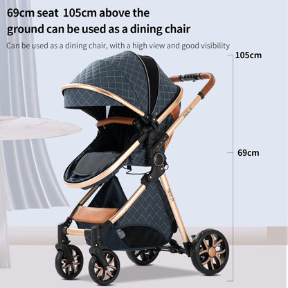Baby Stroller 3 in 1 stroller lightweight strollers  Baby Carriage mutifunction strollers Baby newborn stroller mother kids