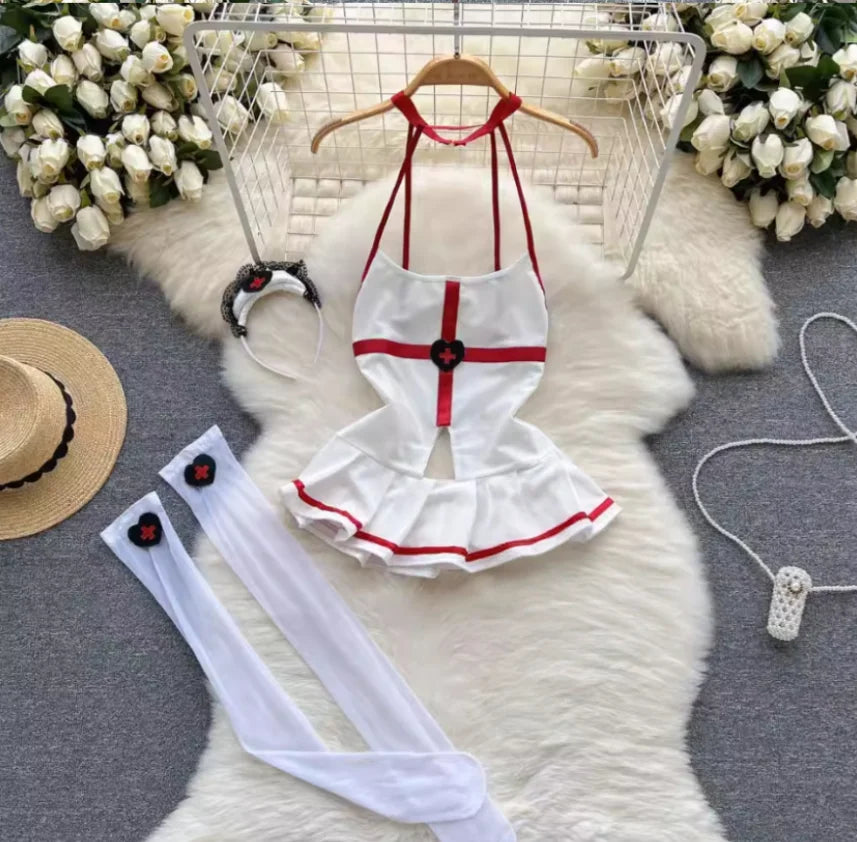 Woman Plus Size Sexy V-Neck Strap Dress Lace Trim Slim Short Dress Women Fashion Comfortable Dress Party Hotsweet