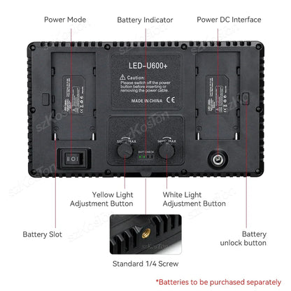 RGB Photography Video LED Fill Light Panel Photo Studio Lamp Kit For Video Recording Shoot Youtube Tiktok Live Streaming Lamp