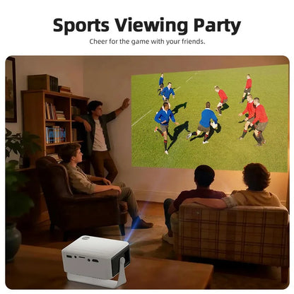 AUN Y3 MINI Projector Home Theater LED Portable 3D Video Smart TV Cinema Game Wired Mirror IPhone For Full HD 4K Video Via HDMI