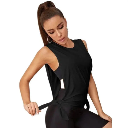 Women Gym Tops Sleeveless Yoga Tops Vest Sports Top Fitness Sport Shirt Gym Yoga Tops Female Yoga T-Shirts Loose Sport Shirts