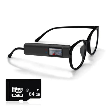 Mini 4K FPV Eyeglasses Video Shooting Micro-camera HD WiFi Intelligent Headset Glasses Video&Sound Recording WiFi APP