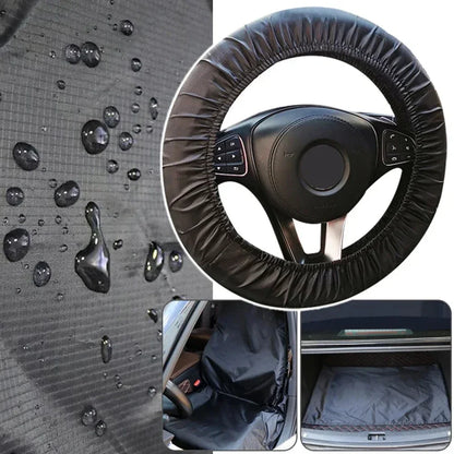 Dustproof Car Seat Protector Steering Wheel Cover Oxford Cloth Oil-proof Anti-pollution Car Repair Protective Cover by PDG ibma