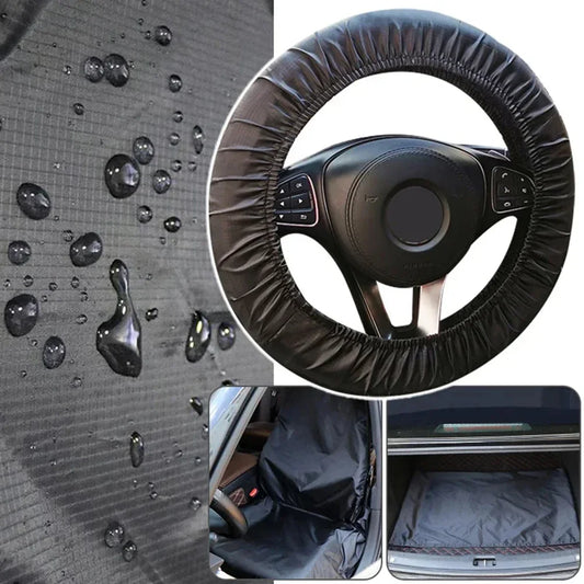 Dustproof Car Seat Protector Steering Wheel Cover Oxford Cloth Oil-proof Anti-pollution Car Repair Protective Cover by PDG ibma