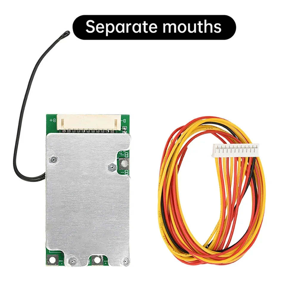 BMS 10S 36V 30A Same Port Split Port Lithium Battery Protection Board with Equalization 18650 Battery Balanced Protection Board