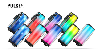 PULSE 5 Family K Song Bluetooth Speaker Portable Column RGB Atmosphere Lamp Audio Boombox Outdoor Waterproof Subwoofer With Mic