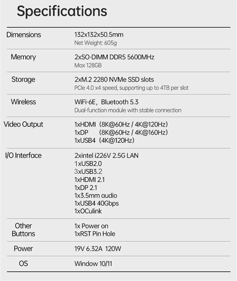 Topton 2x2.5G LAN Gaming Mini PC AMD Ryzen AI 9 H 465 HX 370 ES AI 7 ES OCuLink Desktop Computer Windows 11 WiFi6E For Open Claw